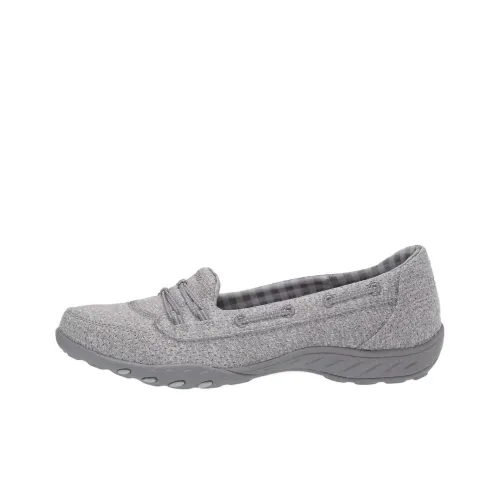 Skechers Breathe Easy Low Топ Спортивная повседневная обувь Женская Серый