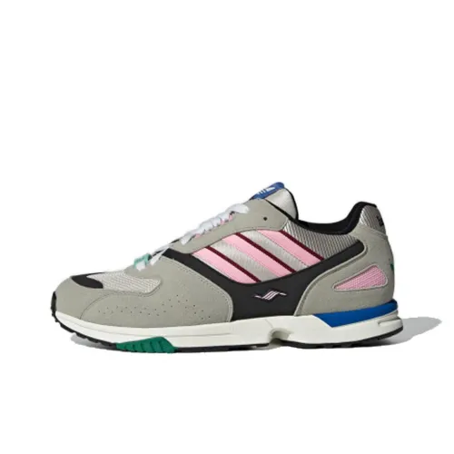 Adidas Originals ZX 4000 Амортизирующие шоки противоскользящий низ повседневная обувь мужская серо-розовая