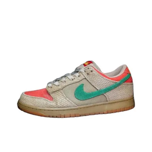 Nike Dunk Low 6,0 Амортизация Износостойкий Низкий Топ Скейтборд Кроссовки Унисекс Коричневый