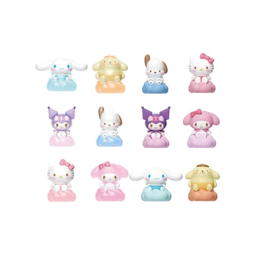 Минисо Sanrio Series Angel Baby Cute Бобовый Дизайн Слепые Коробки Один Mystery Коробка Целая Коробка 18 Упаковок