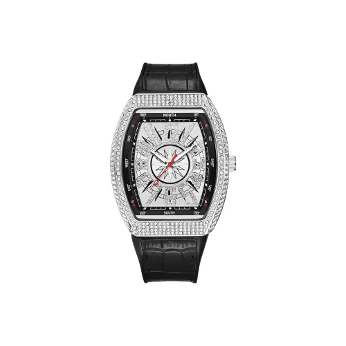 Katie Ermilio Кварцевый механизм Мужские часы 50мм*44мм*12мм Серебряный