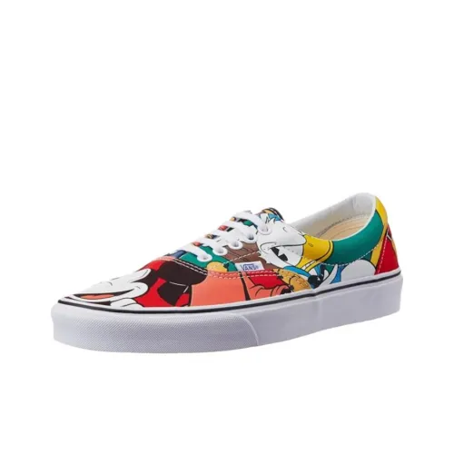 Disney Mickey X Friends x Vans Era Амортизация Износостойкие Низкие Кроссовки для Скейтбординга Унисекс