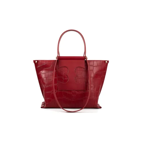 Vigno Сумка через плечо из синтетической кожи подмышечная сумка большая женская красная