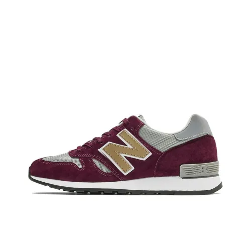 New Balance NB 670 Low Топ Беговые кроссовки Мужской Бордовый