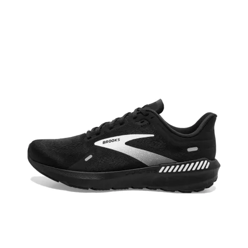 Brooks Launch 9 противоскользящие низкие беговые кроссовки мужские черные