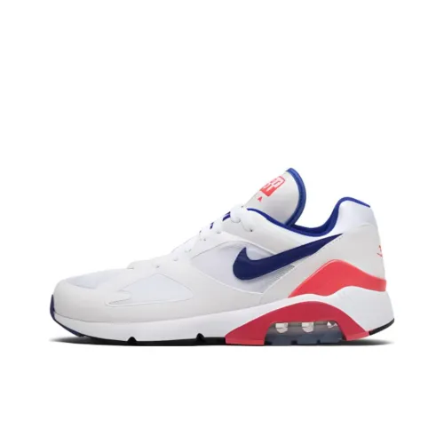 Nike Air Max 180 Low Беговые кроссовки Мужские Белый Розовый Синий