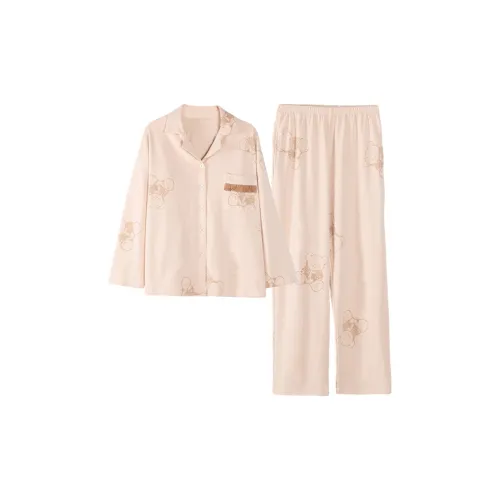 Lanza Pajama Набор Женские Milk Tea