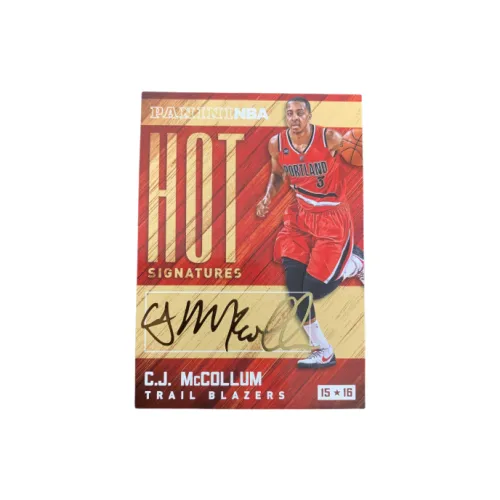 PANINI 2015 NBA CJ McCollum Trail Blazers Золотая ручка Фирменный Hot Фирменный Звезда Карта Качество гарантировано