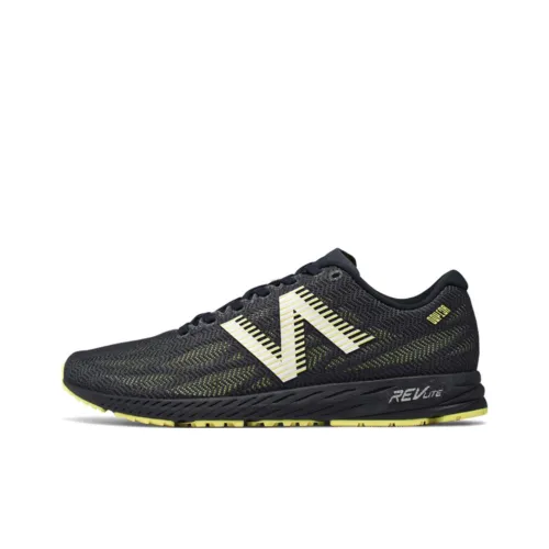New Balance NB 1400 Отводящий влагу Низкий Топ Беговые кроссовки Унисекс Черный Желтый