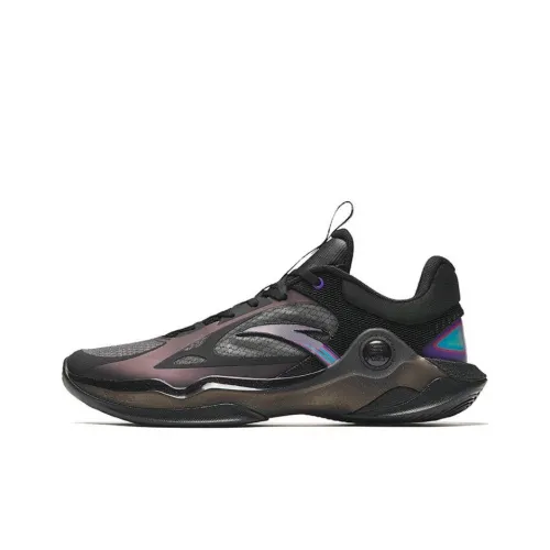 ANTA Sky Blue RETRO Баскетбольные кроссовки Низкий топ Черный Мужской