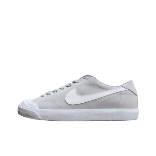 Nike Zoom All Court Slip-Resistant Abrasion-Resistant Low-Top Skateboard Shoes Unisex Ecru Найк Zoom All Court противоскользящие устойчивые к истиранию низкие топовые скейтбордические кроссовки унисекс экрю