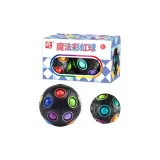 1+1 Радужный шар черного цвета, комплект из двух частей