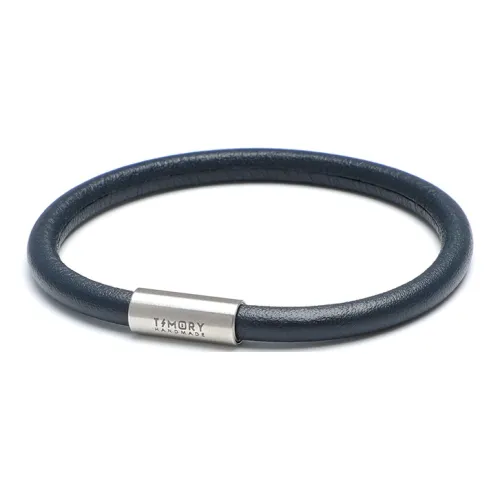 TUBAOSHU Коровья кожа Титановая сталь Браслеты Унисекс Темно-синий