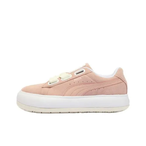 PUMA SUEDE MAYU Низкие Кроссовки для скейтбординга Женские Розовые Белые
