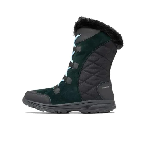 Columbia Ice Maiden 2 Термостойкий Водонепроницаемый Противоскользящий Crew Сноубутсы Женские Черный