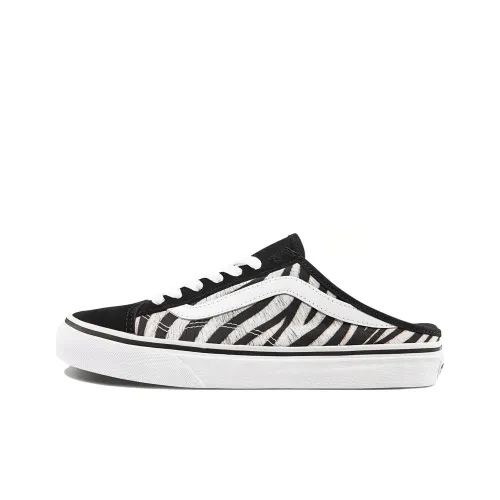 VANS Style 36 Series Низкие Скейтборд Кроссовки Женские Черные Белые