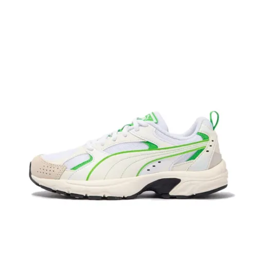 PUMA Milenio Low Топ Повседневный Унисекс Белый Зеленый