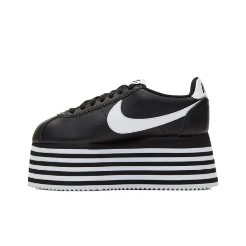 Nike Cortez Lightweight and Breathable Низкие Кроссовки для скейтбординга Женские Черные