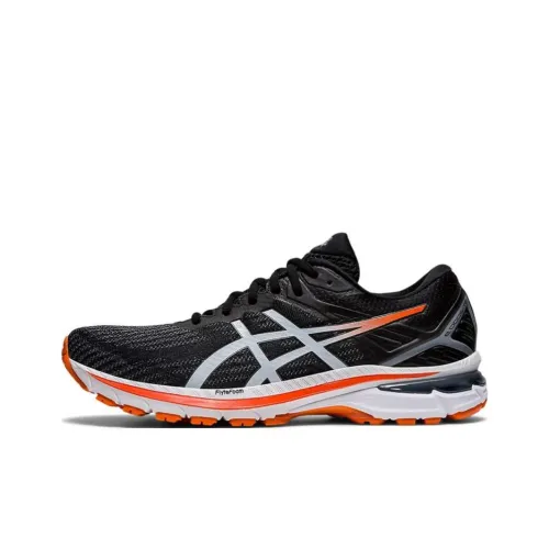 Asics GT 2000 9 Low Топ Беговые кроссовки Мужской Черный Оранжевый
