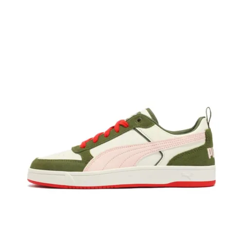 PUMA DRIBBLE Повседневный Низкий Топ Белый Зеленый Розовый Унисекс