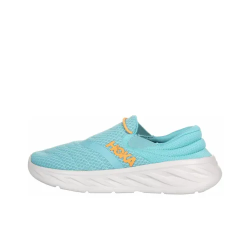 HOKA ONE ONE Ora Recovery 2 Slip-resistant Abrasion-resistant Low Top Спортивная Повседневная Обувь Унисекс Синий Белый Оранжевый