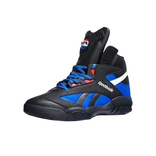 Reebok Shaq Attaq High Топ Винтажные Баскетбольные Кроссовки Мужские Черные Синие Красные