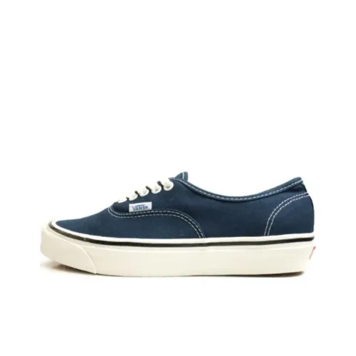 Vans Authentic Series Винтаж Амортизация Износостойкие Низкие Кроссовки для скейтбординга Унисекс Синие