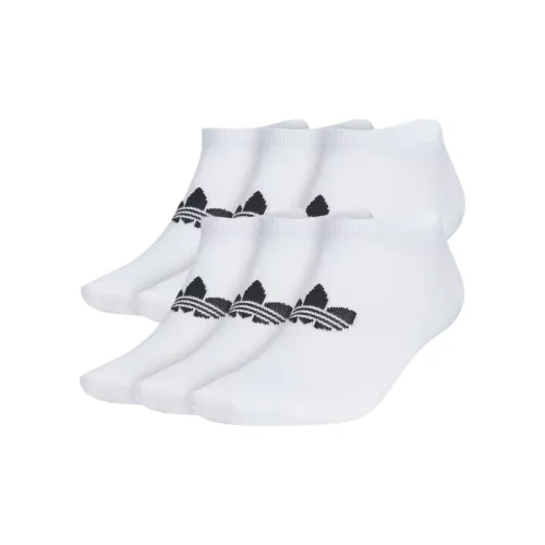 Adidas Originals SUPERLITE ORIGINALS SUPERLITE Низкие носки Унисекс 6 пар Белый