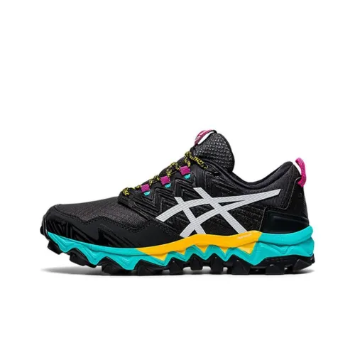 Asics Gel FujiTrabuco 7 Low Топ Беговые кроссовки Женские Черный Синий