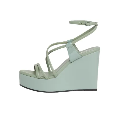 CALVIN KLEIN One Ремень Сандалии 12 см Женские Зеленые