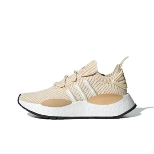 Adidas Originals NMD W1 Slip-resistant Abrasion-resistant Low-top Беговые кроссовки Унисекс Бежевый