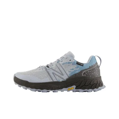 New Balance Hierro v7 Low Топ Беговые кроссовки Женские Серебряные Синие