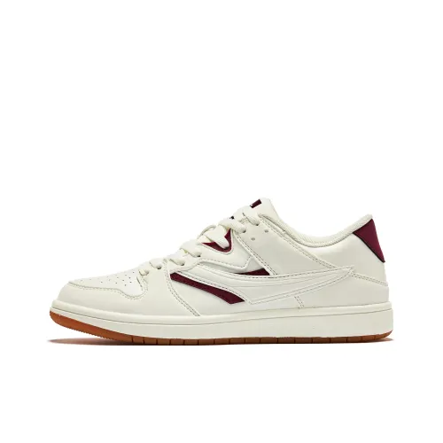 QIAODAN Скейтборд Кроссовки Низкие Айвори Женские