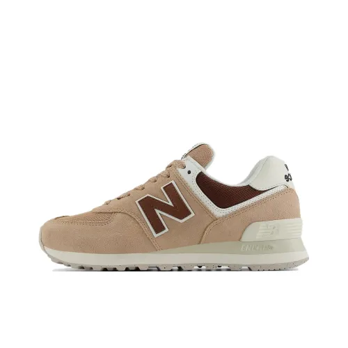 New Balance NB 574 Low Топ Повседневная обувь Женская Светлый тауп