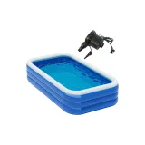 Синий Белый Плавательный бассейн [1,5 м Базовый] с электрическими насосами включено