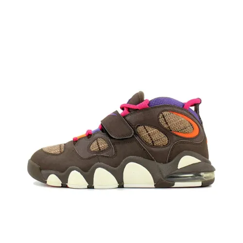 Nike Air CB 34 Амортизация Износостойкий MID Топ Винтажные Баскетбольные Кроссовки Унисекс Серый Розовый