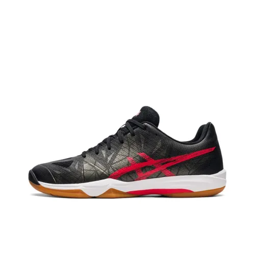 Asics Гель Fastball Low Топ Беговые кроссовки Мужские Черные Красные