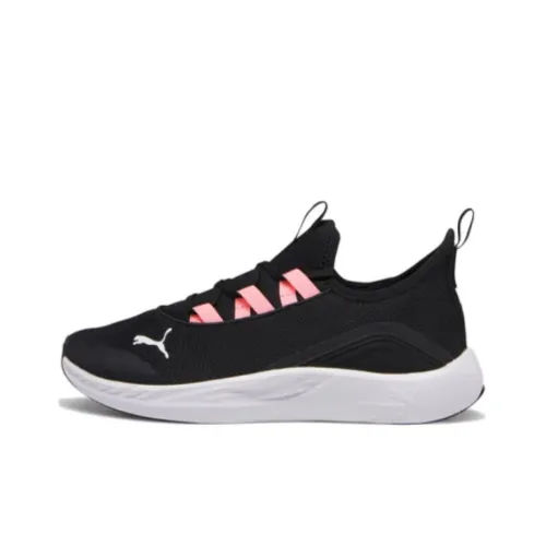 PUMA Short-Resistant Abrasion-Resistant Breathable Low-Top Casual Running Shoes Women's Black Pink White