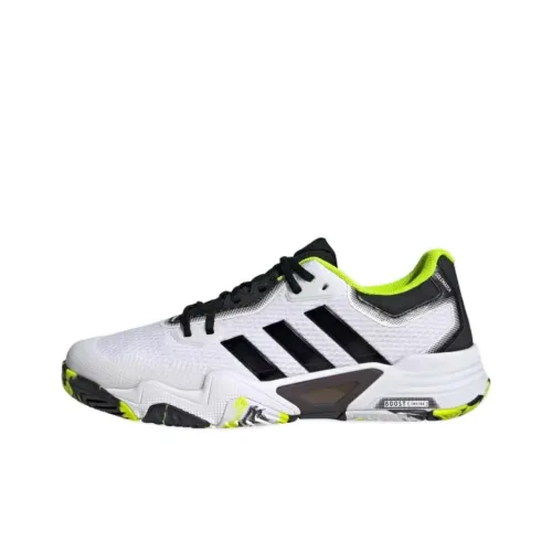 Adidas SOLEMATCH CONTROL 2 Противоскользящие устойчивые к истиранию Низкие теннисные кроссовки Унисекс Белый Черный Желтый