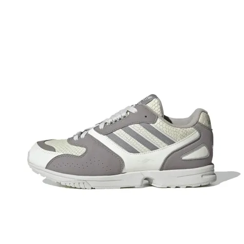Adidas Originals ZX 4000 Устойчивый к истиранию Низкий Топ Повседневная обувь Унисекс Змеиный принт Ночной Светлый Серый