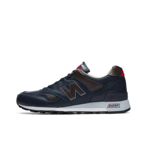 New Balance NB 577 Амортизация Низкие Кроссовки для спорта Унисекс Синие Черные Ширина D