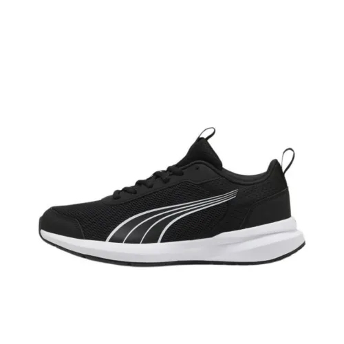 PUMA Slip-resistant Rebound Low Top Casual Running Shoes Women's Black White PUMA Противоскользящие Rebound Низкие Кеды Повседневные Беговые Кроссовки Женские Черно-Белые
