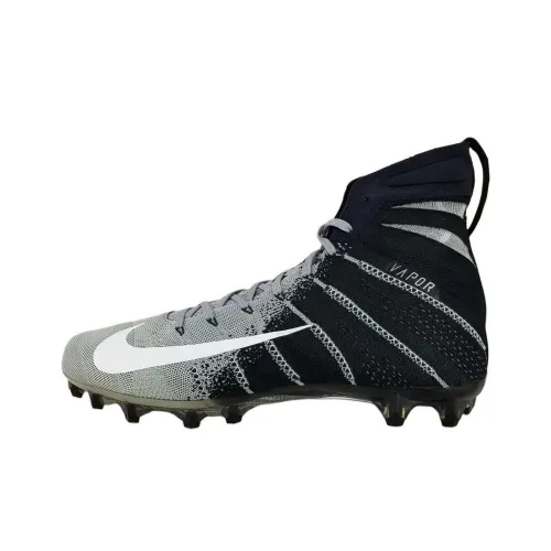 Nike Амортизация Износостойкие Высокие Беговые Кроссовки Унисекс Черный Серый