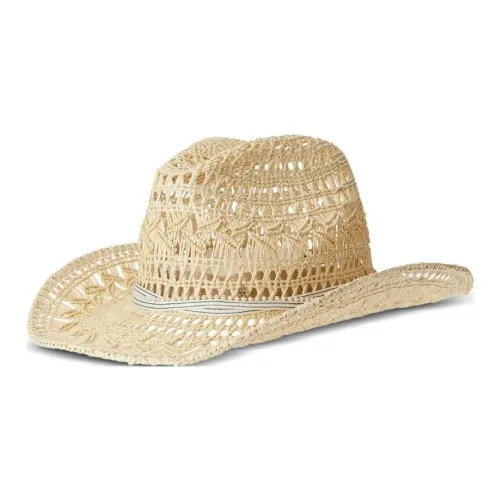 Maison Michel Бумага Шапки и Кепки Женские Бежевые