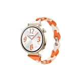 Оранжевый & Звездный Свет (Светло-Золотая Застежка)