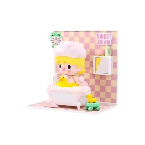 POP MART Sweet Bean Little Sweet Bean Пузырьки Bath Edition Модные Фигурки