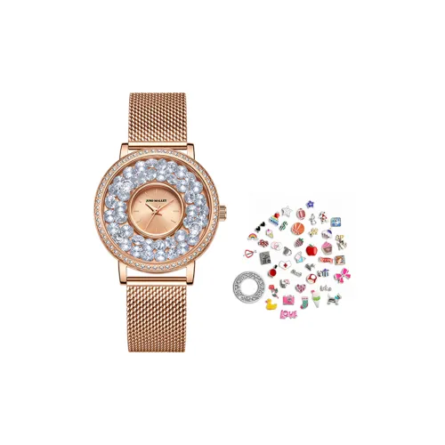 JUNO MALLET Кварцевый механизм Женские часы 36мм*36мм*9мм Золотой