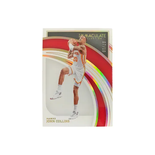 PANINI 2021 22 Immaculate John Collins Hawks Золотой Fold Золотой Parallel Basketball Card Товар Universal ACCEPTANCE