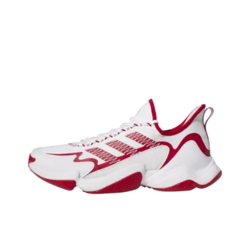 Adidas Impact FLX Slip Resistant Abrasion Resistant Тренировочные Кроссовки Мужские Белый Красный