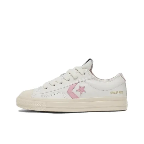 Converse Star Player 76 Скейтборд Кроссовки Низкие Белый Коричневый Унисекс